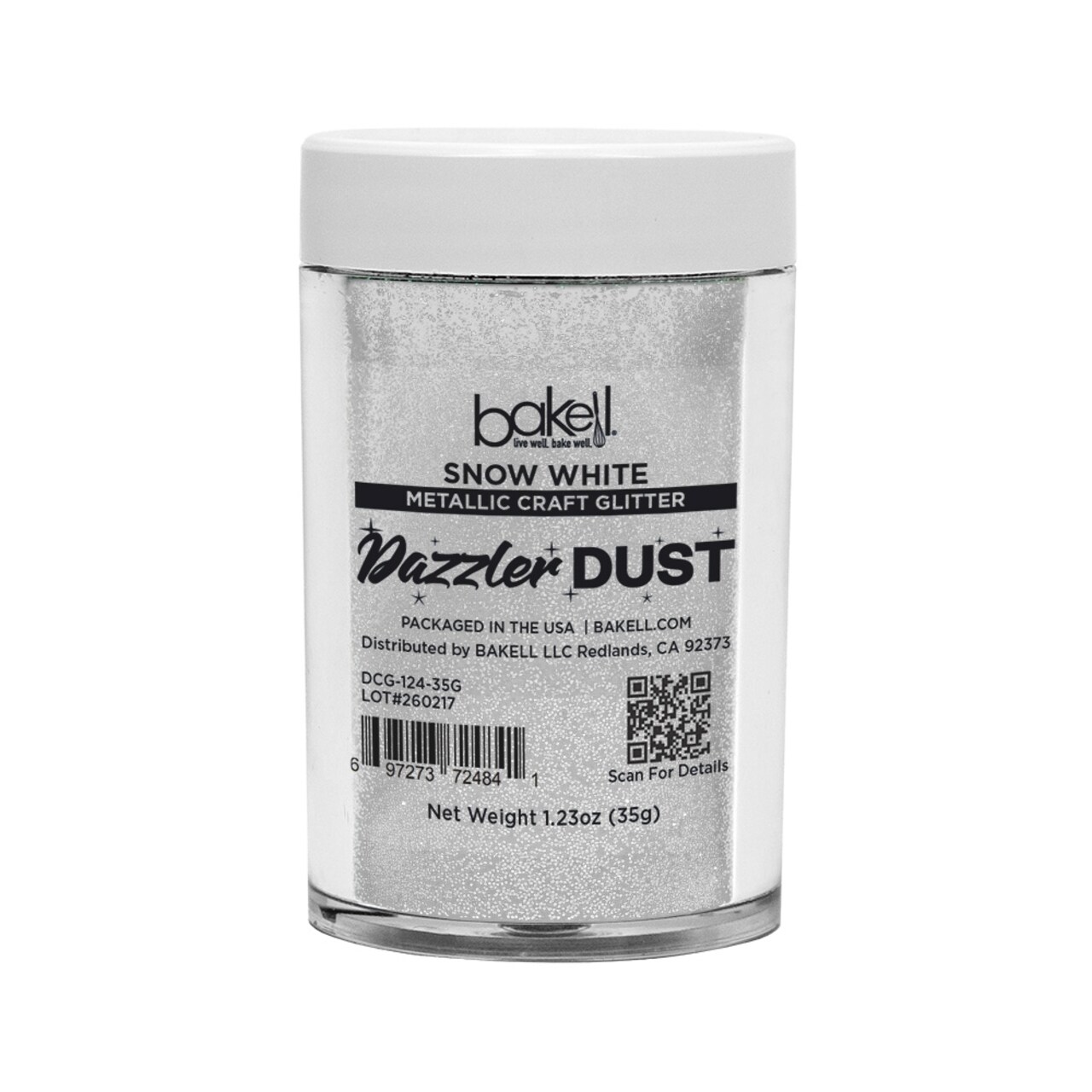 Ultra Fine Metallic Craft Glitter Dazzler Dust | 35g | Premium Polyester Non-Toxic | Bakell